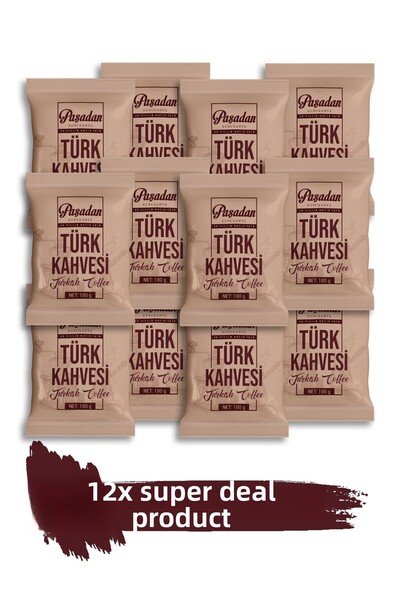 Paşadan Kahve قهوة تركية من باشادان (12x100 جرام)