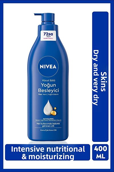 NIVEA 400 ml Nourishing Body Milk - Intensive Moisturizing Care