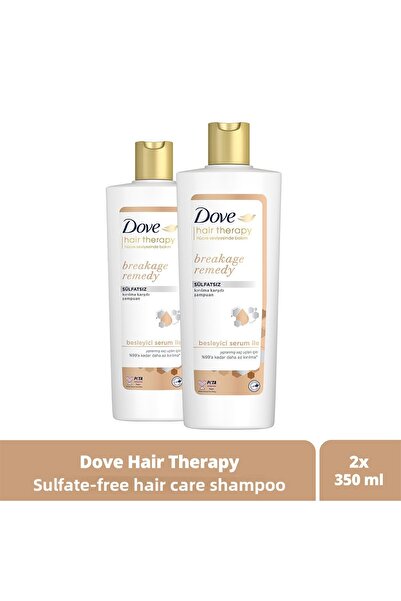 Dove شامبو علاج الشعر والعناية بالشعر علاج للكسر 0% كبريتات 350 مل