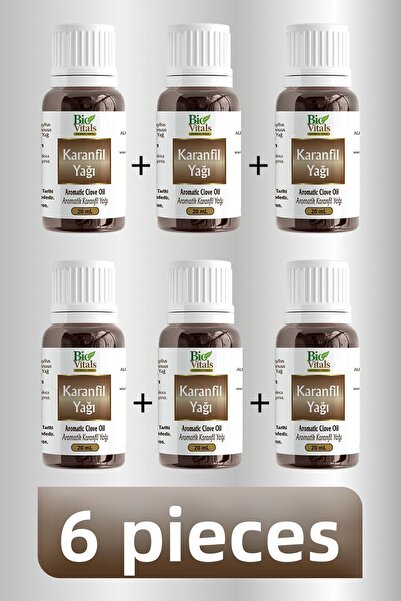 Bio Vitals 20 مل زيت القرنفل - 6 قطع