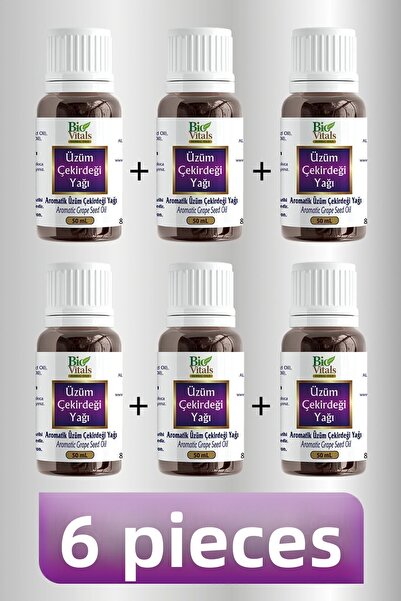 Bio Vitals 6 قطع زيت بذور العنب - 50 مل
