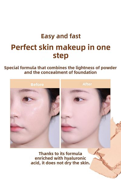 CLIO Clio Kill Cover Powder Foundation - Light and Smooth, Matte Finish Powder Foundation (21C Lingerie)