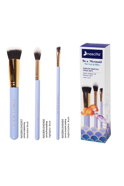 nascita 3-Piece Daily Makeup Brush Set