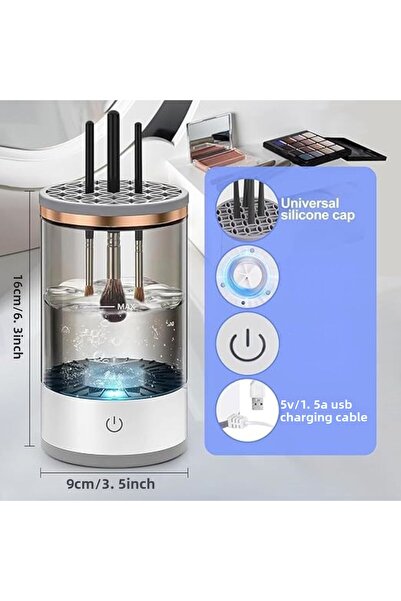 Polosmart Makeup Brush Cleaning Device – Hygienic and Professional Makeup Experience Is Indispensable!