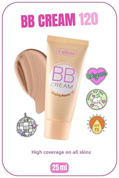 Callista كريم بي بي SPF 15 كريم بي بي لإخفاء العيوب - 120 بيج فاتح