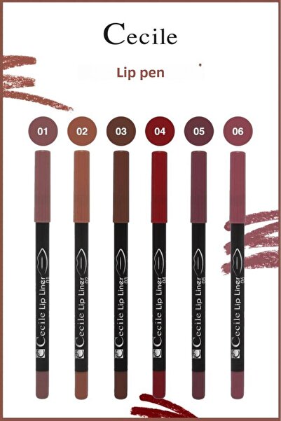 Cecile All Day Permanent Lip Liner Series