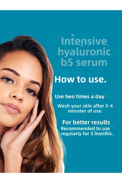 ZEDERMA Intensive Hyaluronic B5 Serum & Intensive Moisturizer & Elasticity Renewal & Vibrant and Bright Appearance