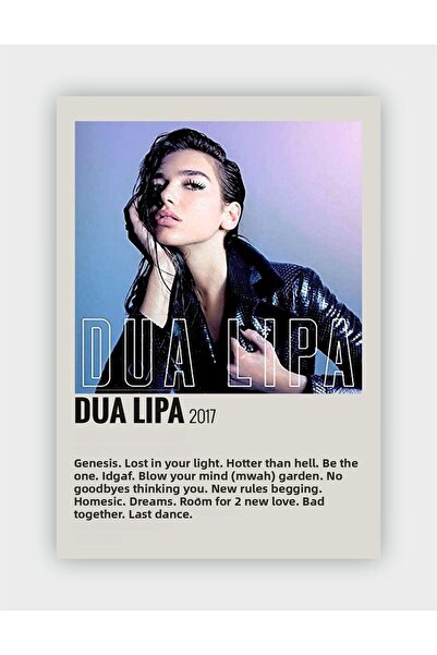 fırsatlar diyarı Αφίσα τοίχου Dua Lipa - Χοντρό χαρτί - Χωρίς πλαίσιο