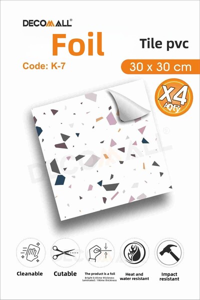 senavia farkınızı yansıtın Folie de gresie K-7, autoadezivă, pentru pardoseal...