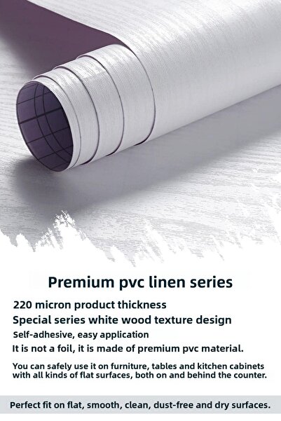 Technojet Self Adhesive Wood Look Kitchen Bathroom Countertop Wall Cabinet Table Veneer 60X300cm