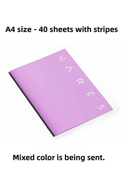 Sentor 40 Sheets Lined School Notebook Pp Cover Wire Stitching A4 Size