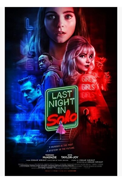 Universal Ultima noapte în Soho Tablou Poster decorativ din lemn