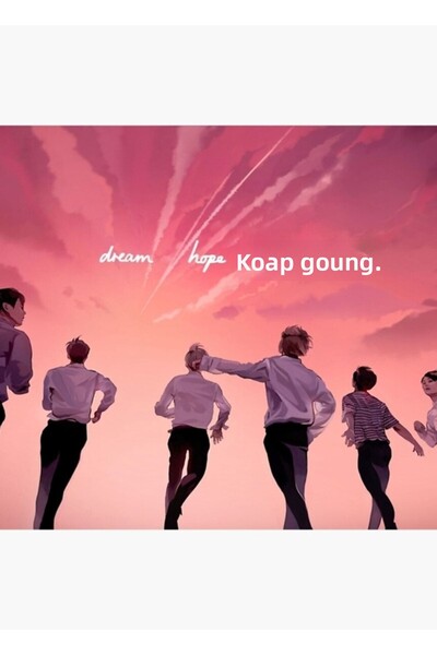 Universal Poster decorativ din lemn Bts Youngforever Kod3285