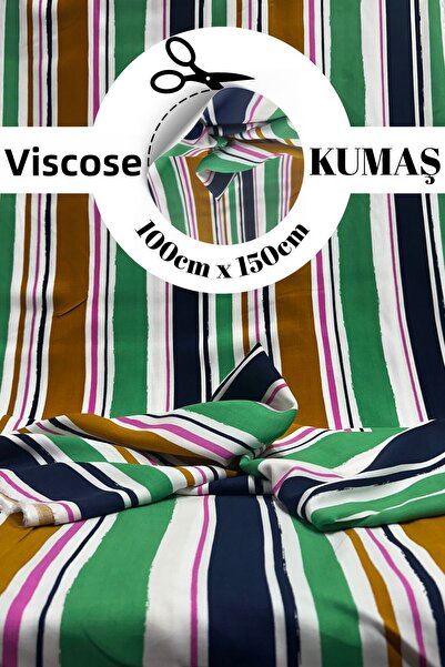 kumaş sarayı قميص من نسيج الفسكوز القطني بنسبة 100%، فستان طويل