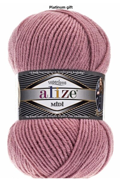 Alize (5 bucăți) Superlana Midi 204 fire de tricotat manual vestă cardigan fi...