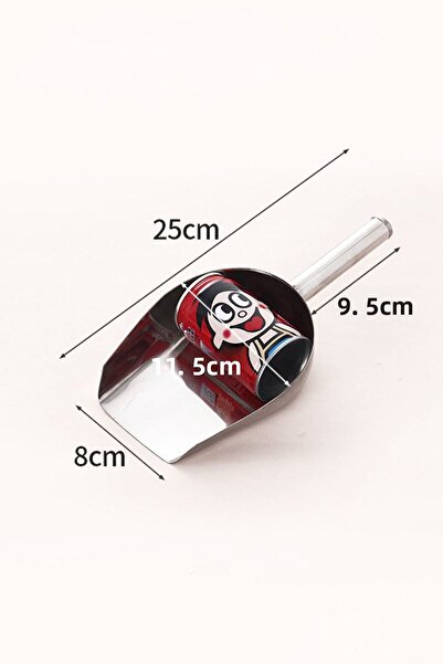 Chavin Steel 24.5 cm No: 3 Flat Base Spice Nuts Pulses Ration Shovel Cin982