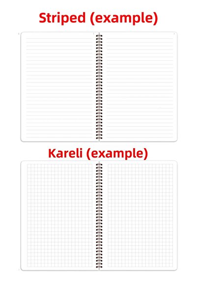 Anime Marketi Japanese Flowers Design A5 Spiral School Notebook 50 Sheets 100 Pages - Lined