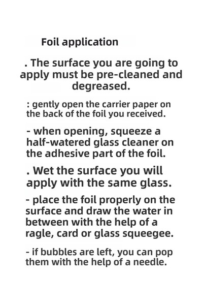 DEGE HOME Chrome Silver Foil Adhesive Foil 120 X 100 cm