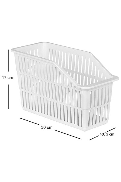 Plodna House Multi-Purpose Plastic Closet Organizer Organizer Basket 5 Pieces