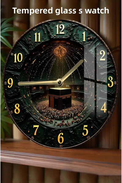 kutuTR Modern and Stylish Design 3D Look Tempered Glass Watch – 33 cm Csdw286