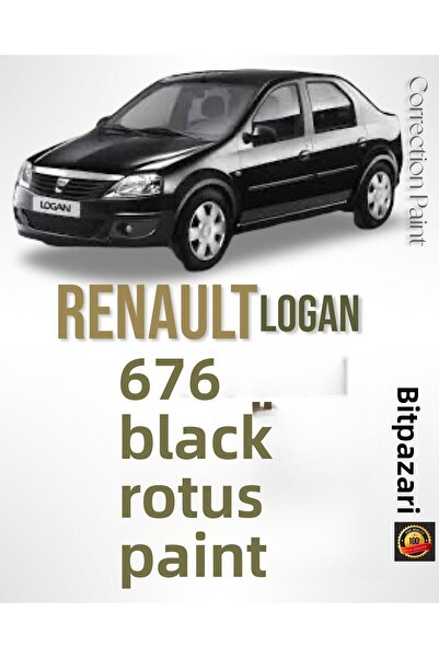 Flea Market رينو لوجان 676 طلاء أسود 20 مل