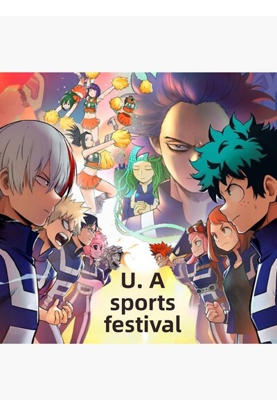 Universal Poster decorativ din lemn pentru festivalul sportiv Ua