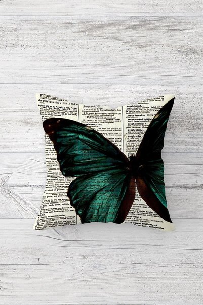 linazaitun One Side Printed Hidden Zipper Decorative Pillowcase Throw Pillow ...
