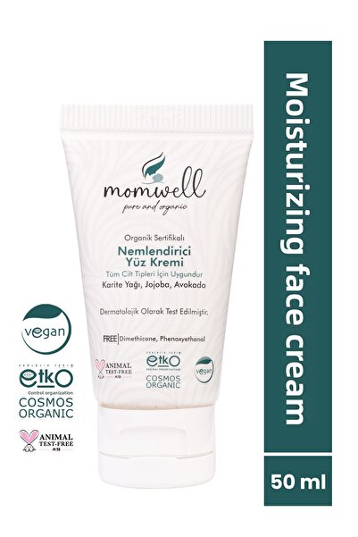 Momwell Organic Moisturizing Face Cream |   Intensive Moisture & Natural Care...