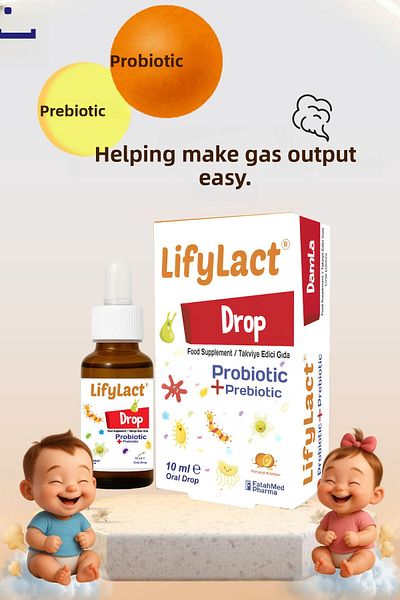 LifyLact Damla 10 Ml, Probiotic, Prebiotic, Gas Drop, Super Advantage of 2