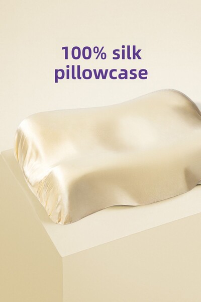 Beauty Pillow Silk Pillowcase for Beauty Pillow - Champagne
