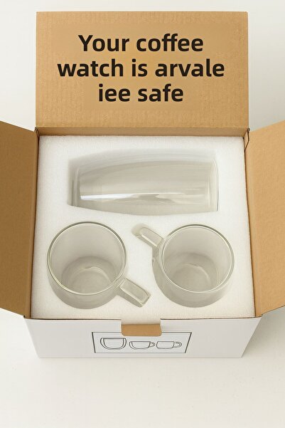 ARVALE Heat Resistant Set of 3 Double Walled Tumblers – for Modern and Elegant Presentations
