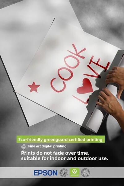 Postifull Wooden Framed Painting, Cook, Love, Repeat, Comfort Series Kitchen Wooden Painting, No:109051