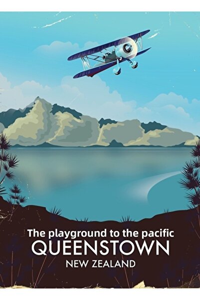 Universal Queenstown Noua Zeelandă Pacifica Playground " Tablo Poster decorat...