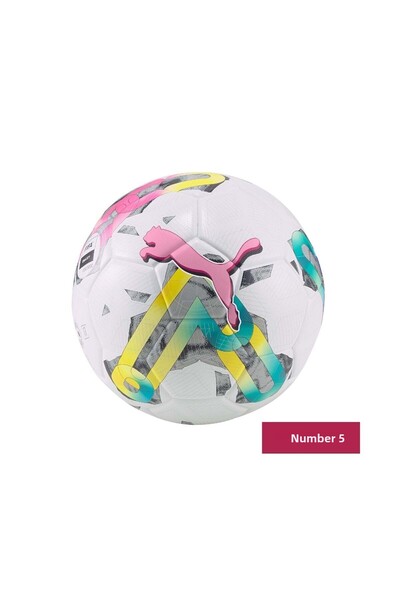 Puma 083776-01 كرة قدم Orbita 3 تيرابايت Fifa Ouality رقم 5 باللون الأبيض