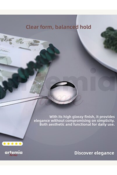 DMR LİFE New Vega 30 Piece Fork Spoon Knife Set |   Simple |   6 People |   18/10 Stainless Steel