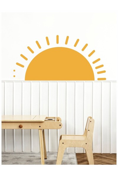 LİPYOS Autocolant de perete pentru camera copiilor si bebelus cu tema solara