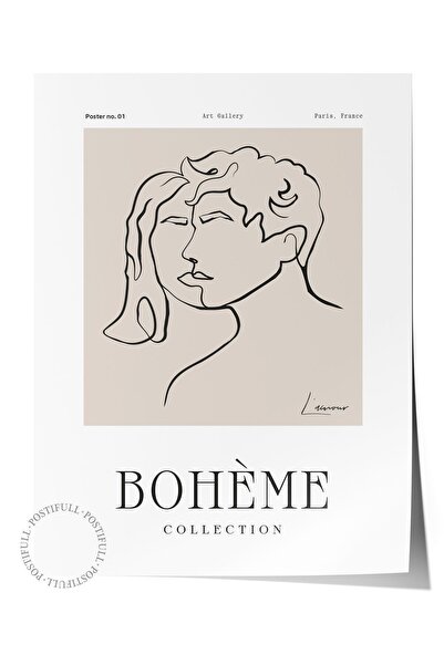 Postifull Αφίσα τοίχου με ελάχιστο θέμα, μοντέρνα αφίσα χωρίς πλαίσιο - Διακό...