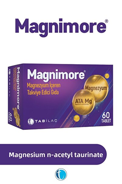Tab İlaç Magnesium 60 Tablets N-Acetyl Taurinate