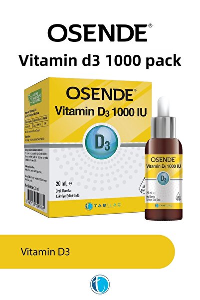 Osende Vitamin D3 Drops 20 ml
