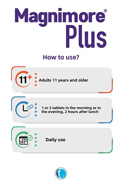 Magnimore Plus Magnesium 90 Tablets N-Acetyl Taurinate Bisglycinate Malate