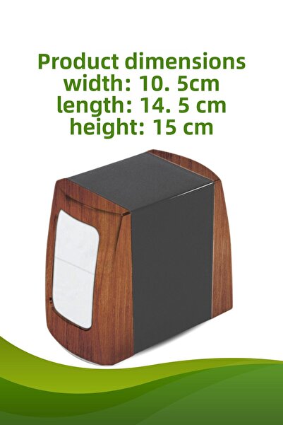 grimorlife 6 Pieces Wooden Detailed Double Sided Spring Napkin Holder Cafe Restaurant Buffet Hotel Napkin Holder