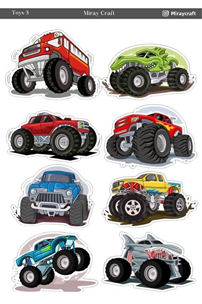 MirayDesign 1 autocolant tematic pentru jucării (12x17 cm) pentru Bullet Jour...