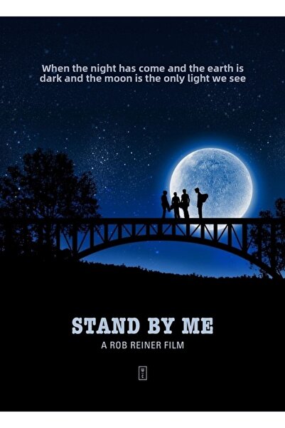 Universal Stand by My Side Tablo Ahşap Poster Decorativ