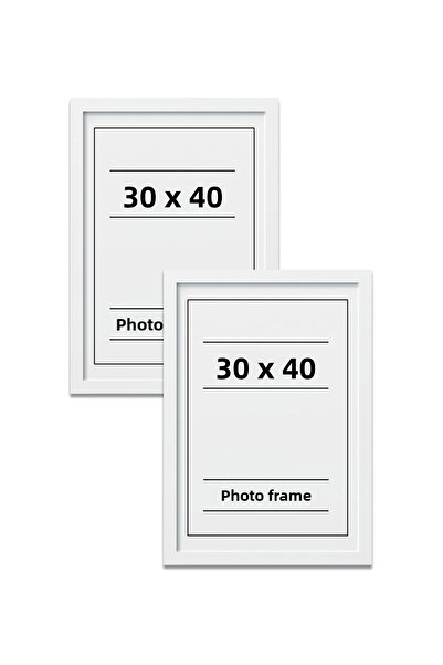 UON Picture Frame White 30X40 Diploma Document Certificate 2-Piece Flat Model Photo Picture Frame Set