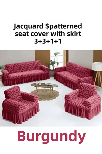 upmall Jacquard Shawl Pattern Sofa, Sofa, Sofa Bed Cover, Lycra, Skirted, Sea...