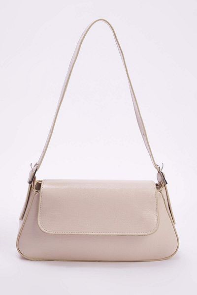 TRENDYOL SHOES Ecru Women's Mini City Shoulder Bag Takss25Oc00035