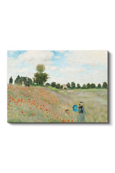 Tablofest Claude Monet - Gelincik Tarlası Kanvas Tablo