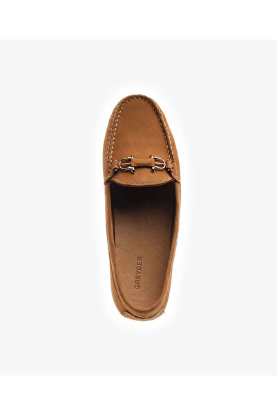 Greyder Дамски обувки от естествена кожа, кафяви, набук, 5Y2WA57725