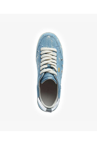 Greyder Kadın Mavi Hakiki Deri Sneaker Ayakkabı 5Y2UA34443