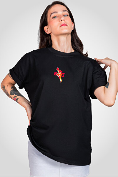 Anti Cowboy %100 Pamuklu Unisex 4 Mevsim Oversize T-Shirt